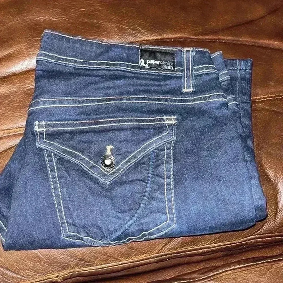 New Without Tags Paper Denim Cloth Jeans Size 10 - Picture 7 of 7